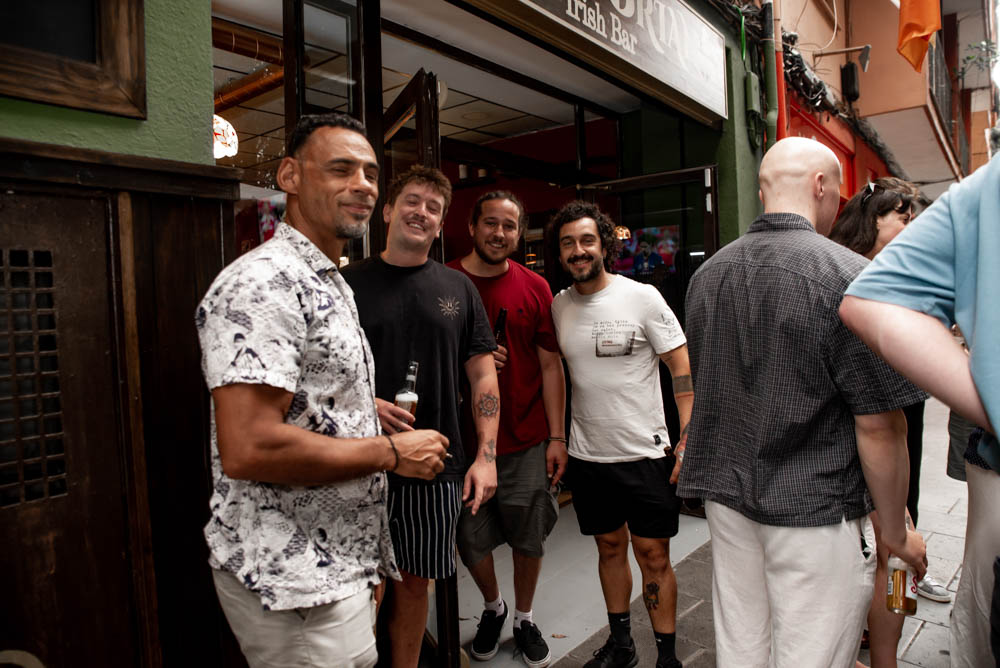 Barra surtida de cervezas y destilados en Sean O'Brian's Valencia
