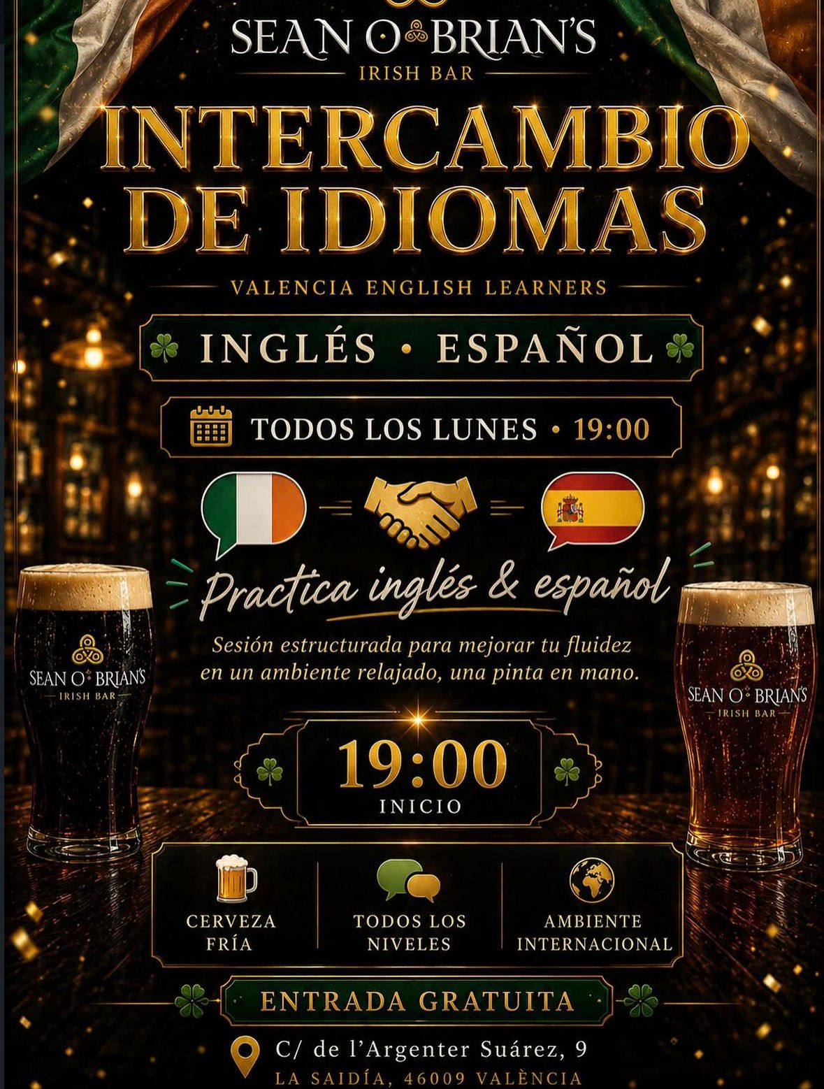 Intercambio de Idiomas Sean O'Brian's